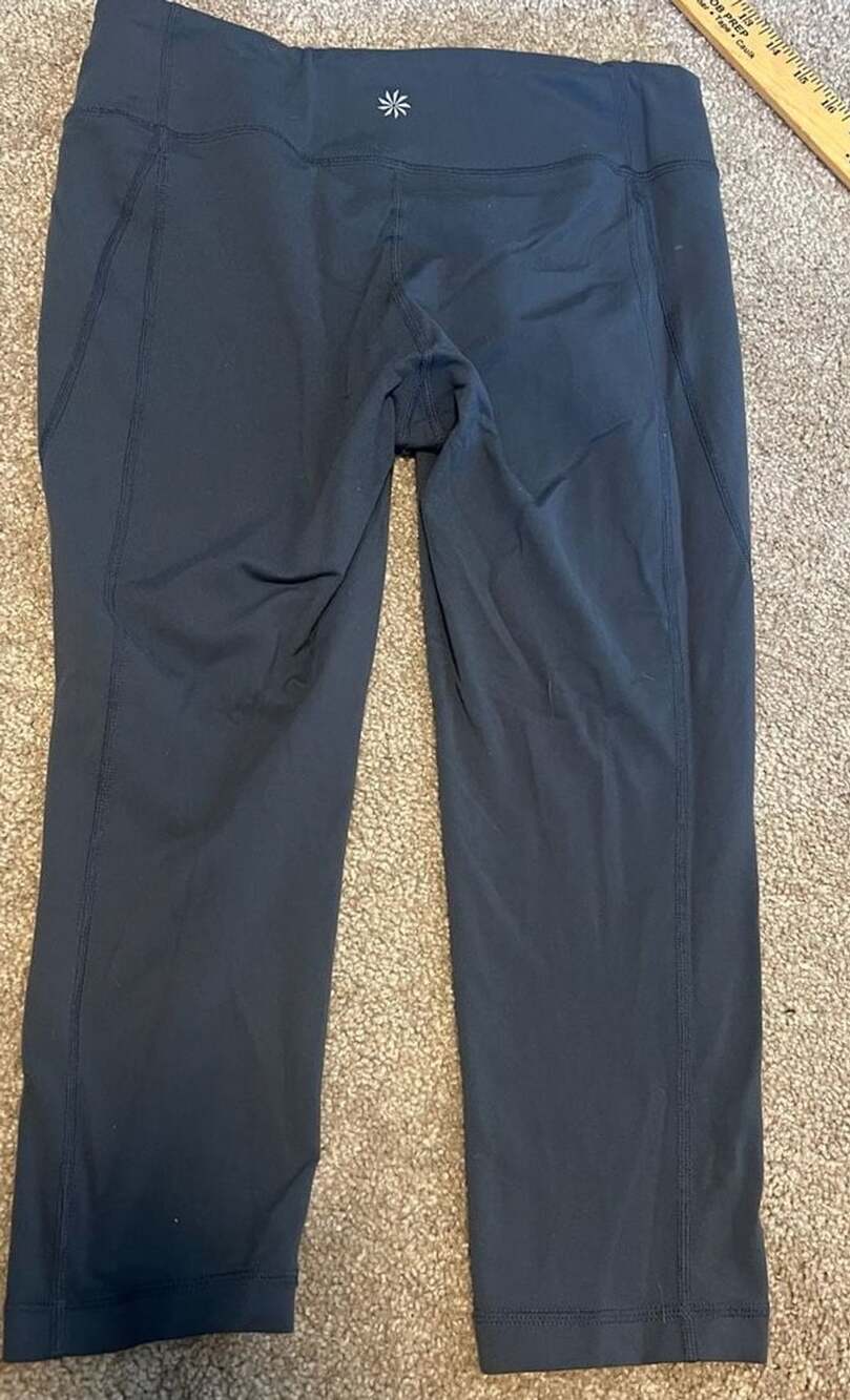 Athleta Leggings Size M Blue Crop Pants